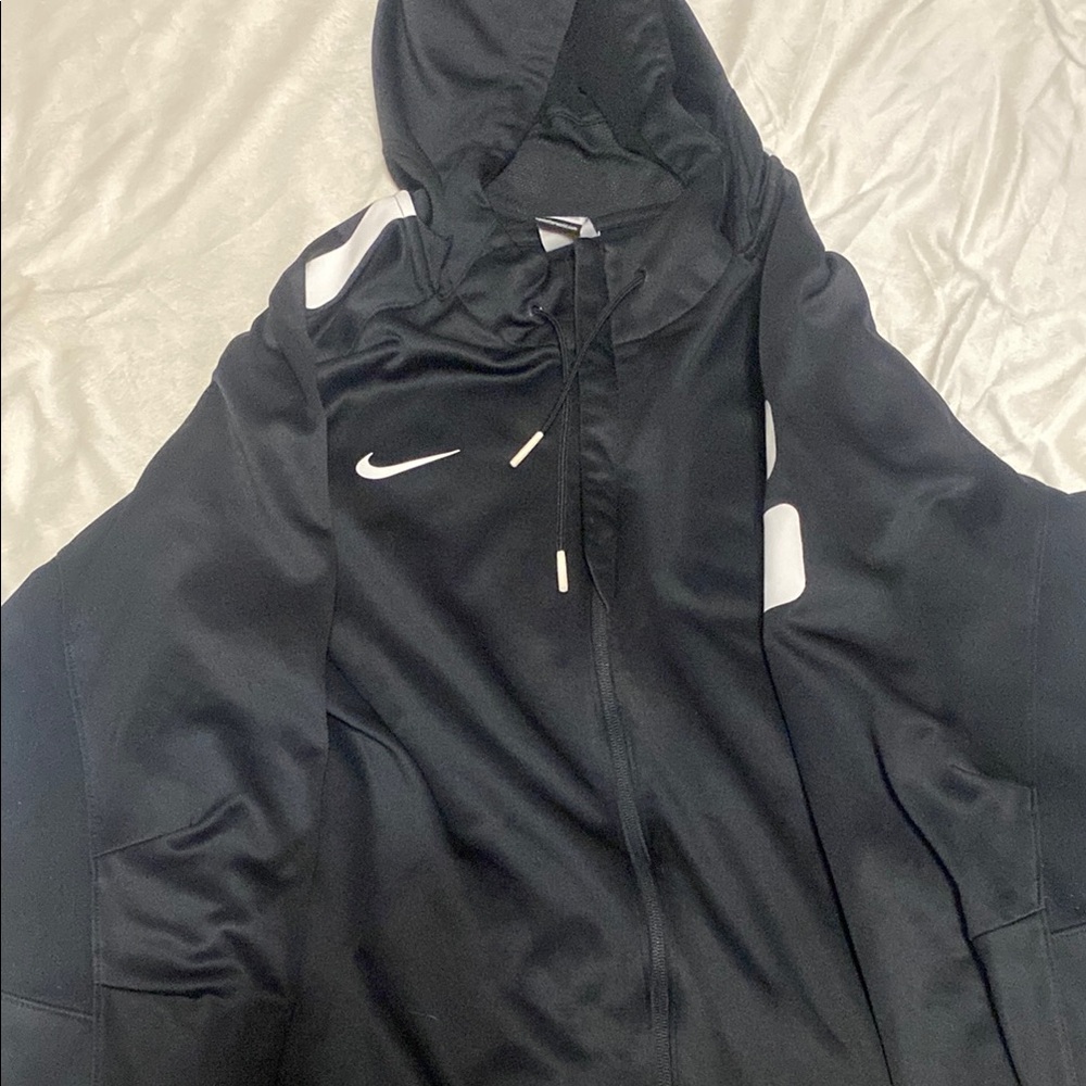 Nike Black and White Hoodie